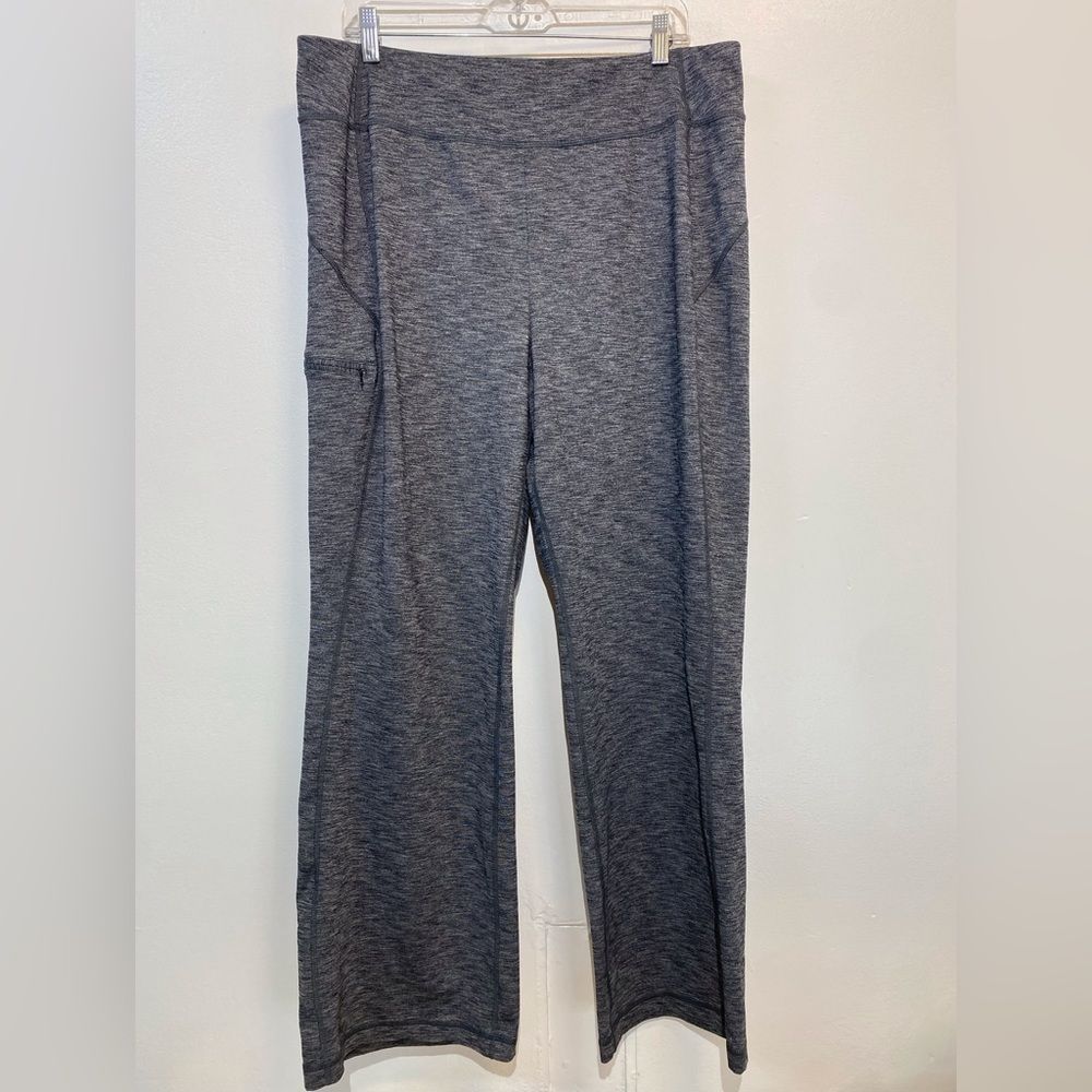 Duluth Trading Charcoal Grey Leggings Size XL x‎ 31